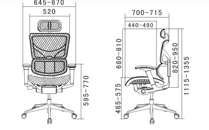 Sail ergonomic chairs RSAS-M01